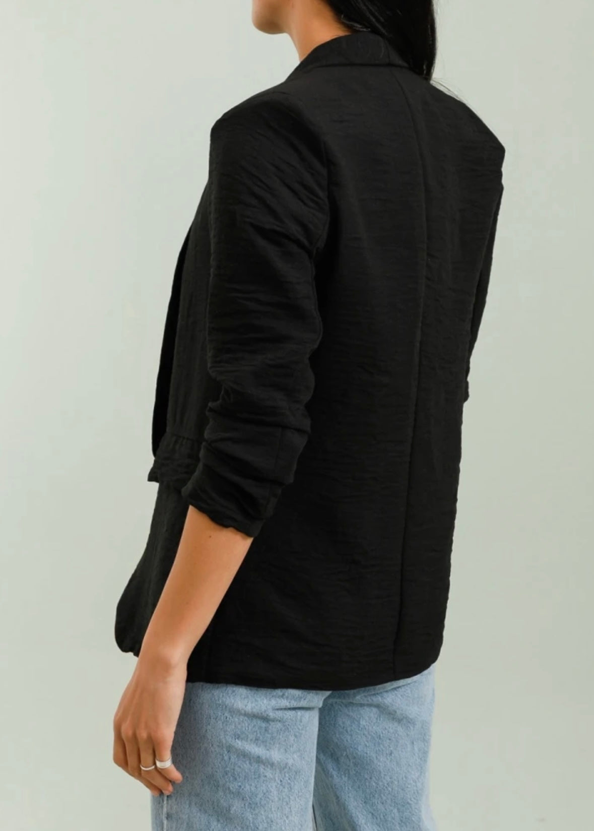 blazer effet lin