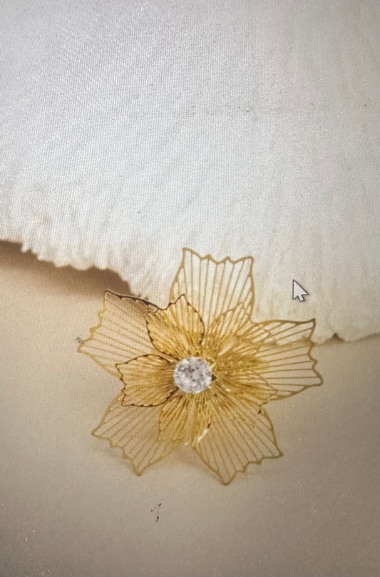 Bague Fleur Ajustable – Élégance Filigrane